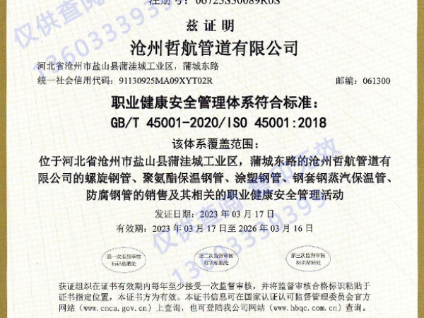ISO45001職業(yè)健康安全管理