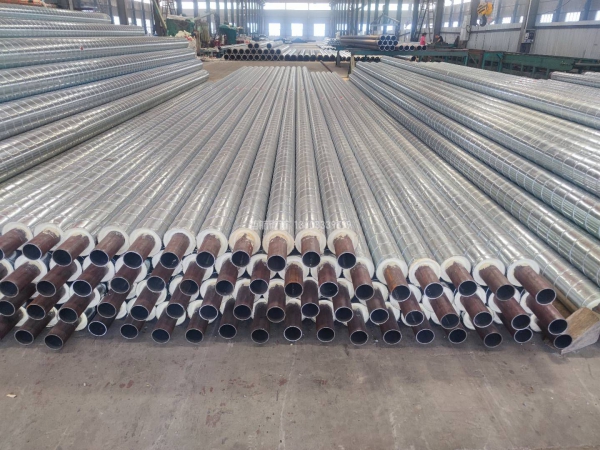 架空鍍鋅鐵皮聚氨酯保溫鋼管